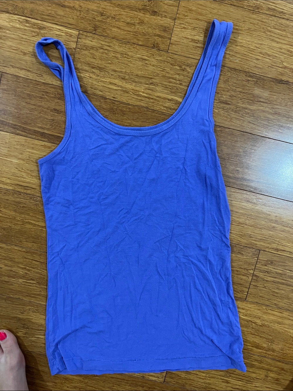 Women’s Purple Scoop Neck Tank Top